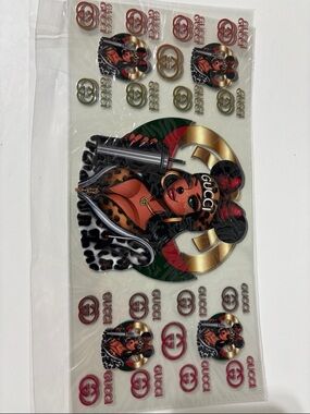 DECAL STICKER FOR CUP